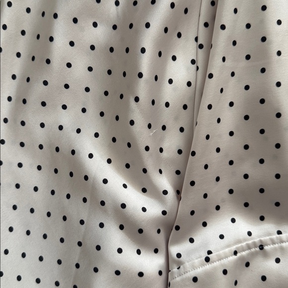 Acler Black and White Polka Dot Pencil Skirt - Picture 4 of 6